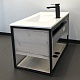 Comforty Мебель для ванной Бонн 90 (Quadro) подвесная дуб дымчатый – картинка-19